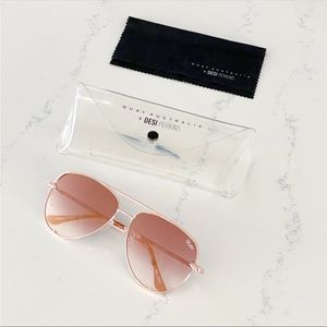Quay Rose gold sunglasses. Brand new, never worn. Will come with case.
